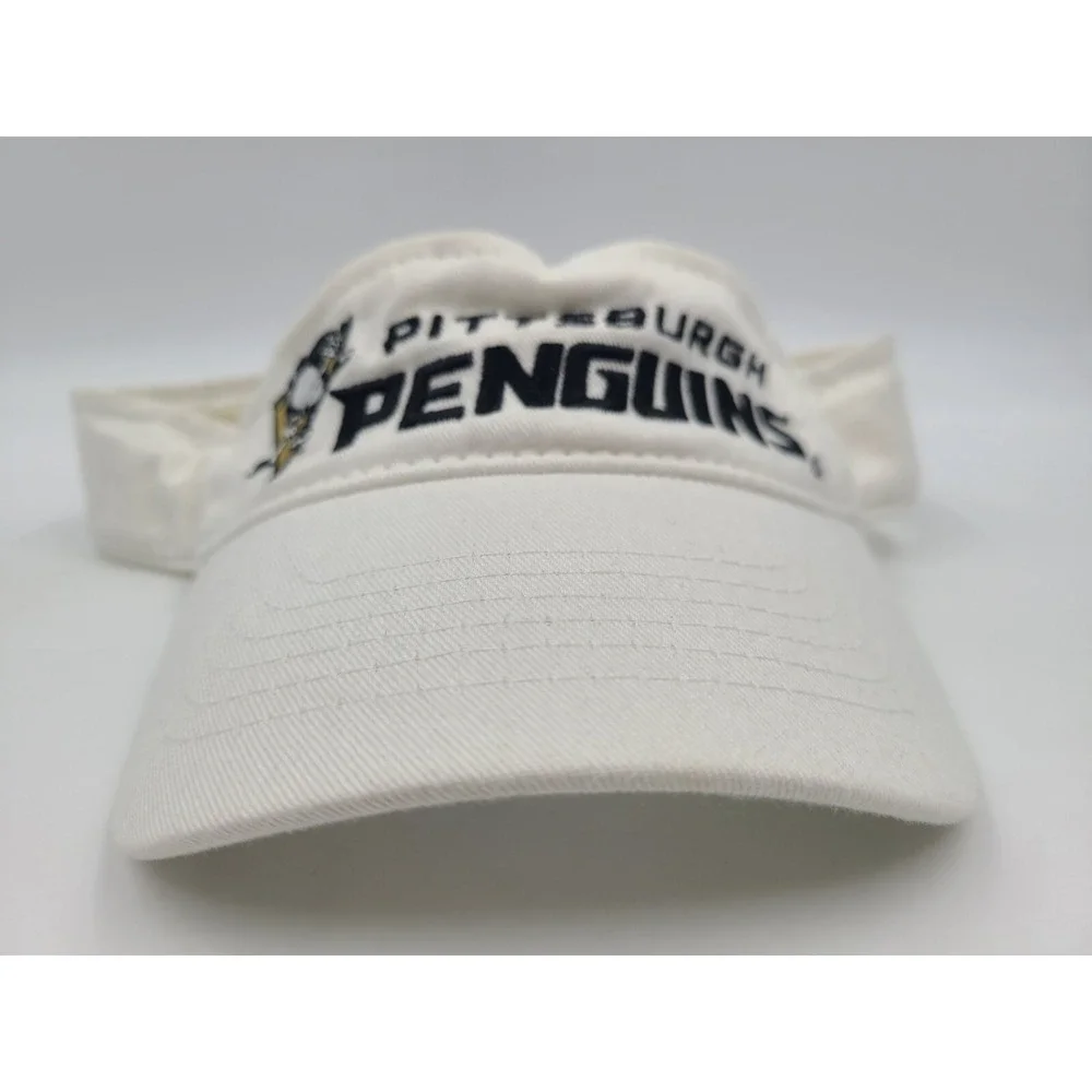 Pittsburgh Penguins Labatt‎ Blue Sun Golf Visor Adjustable Hat Cap Men Women NHL
